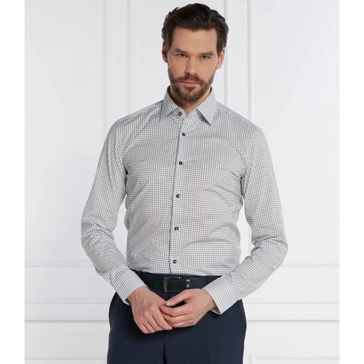 BOSS BLACK Koszula H-HANK-kent-C1-214 | Slim Fit | stretch ze sklepu Gomez Fashion Store w kategorii Koszule męskie - zdjęcie 184998187