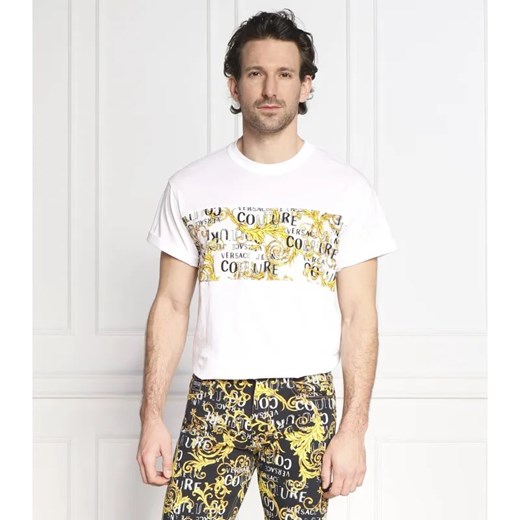 Versace Jeans Couture T-shirt | Regular Fit ze sklepu Gomez Fashion Store w kategorii T-shirty męskie - zdjęcie 184998227