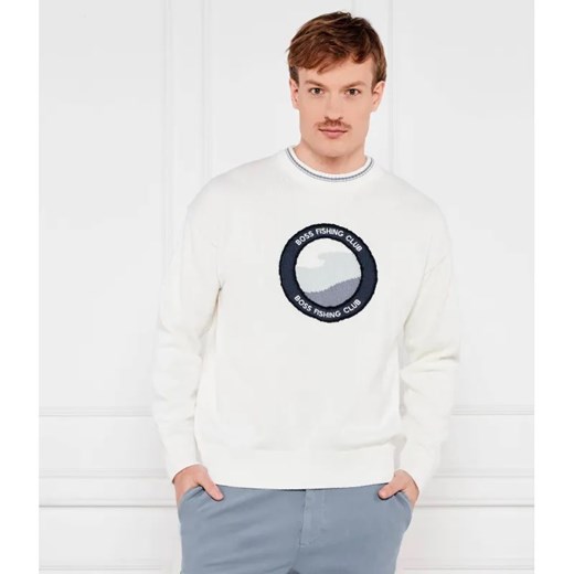 BOSS ORANGE Sweter Klubfish | Loose fit ze sklepu Gomez Fashion Store w kategorii Swetry męskie - zdjęcie 184998265