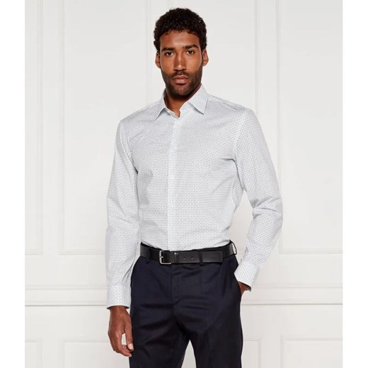 BOSS BLACK Koszula H-HANK-kent-C1-214 | Slim Fit | stretch ze sklepu Gomez Fashion Store w kategorii Koszule męskie - zdjęcie 184998288