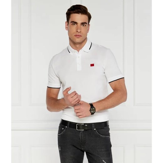 HUGO Polo DERESINO232 | Slim Fit ze sklepu Gomez Fashion Store w kategorii T-shirty męskie - zdjęcie 184998315