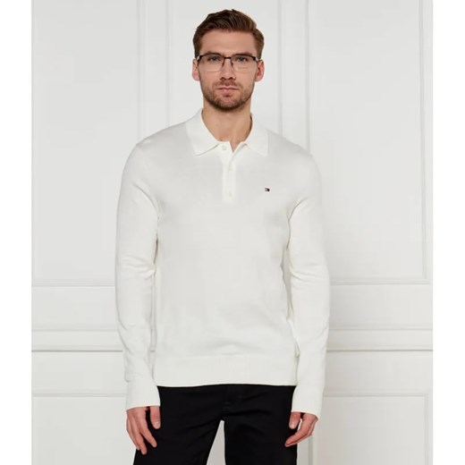 Tommy Hilfiger Polo | Regular Fit | z dodatkiem kaszmiru ze sklepu Gomez Fashion Store w kategorii T-shirty męskie - zdjęcie 184998348