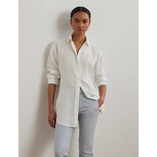 LAUREN RALPH LAUREN Lniana koszula | Oversize fit ze sklepu Gomez Fashion Store w kategorii Koszule damskie - zdjęcie 184998359