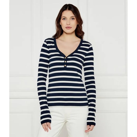 Tommy Hilfiger Bluzka HENLEY | Slim Fit ze sklepu Gomez Fashion Store w kategorii Bluzki damskie - zdjęcie 184998397