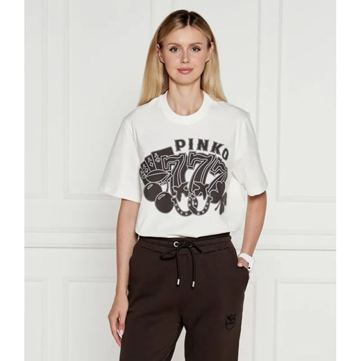 Pinko T-shirt | Regular Fit ze sklepu Gomez Fashion Store w kategorii Bluzki damskie - zdjęcie 184998425