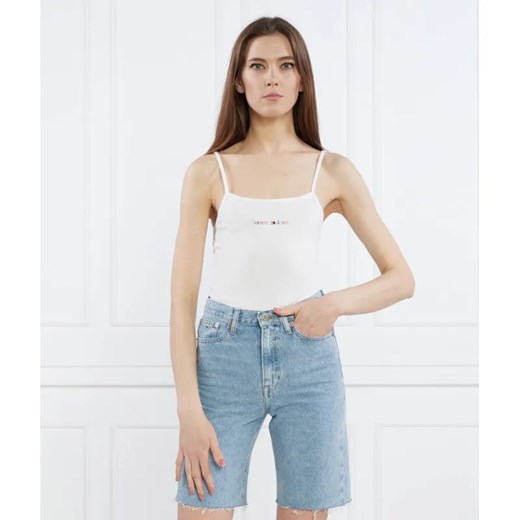 Tommy Jeans Top | Slim Fit ze sklepu Gomez Fashion Store w kategorii Bluzki damskie - zdjęcie 184998448