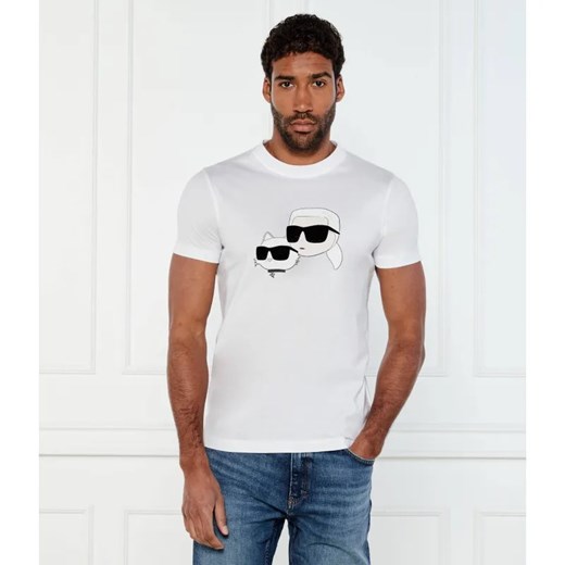Karl Lagerfeld T-shirt | Regular Fit ze sklepu Gomez Fashion Store w kategorii T-shirty męskie - zdjęcie 184998485