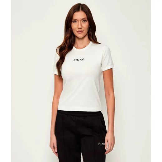 Pinko T-shirt | Regular Fit ze sklepu Gomez Fashion Store w kategorii Bluzki damskie - zdjęcie 184998567