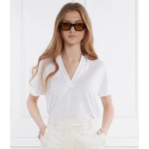 BOSS BLACK Lniana bluzka Enelina | Regular Fit ze sklepu Gomez Fashion Store w kategorii Bluzki damskie - zdjęcie 184998569