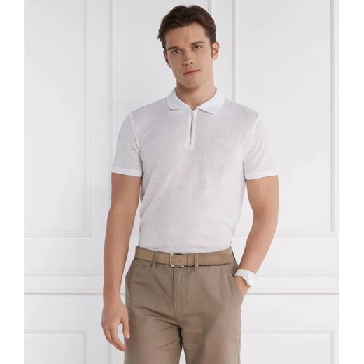 GUESS Polo gauze | Slim Fit ze sklepu Gomez Fashion Store w kategorii T-shirty męskie - zdjęcie 184998638