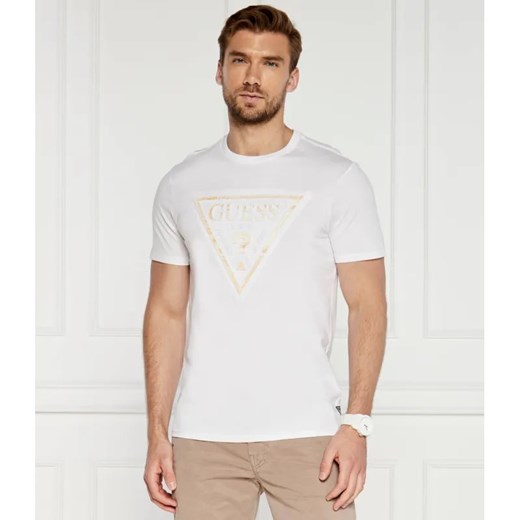 GUESS T-shirt | Slim Fit ze sklepu Gomez Fashion Store w kategorii T-shirty męskie - zdjęcie 184998666
