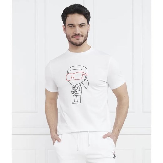 Karl Lagerfeld T-shirt | Regular Fit ze sklepu Gomez Fashion Store w kategorii T-shirty męskie - zdjęcie 184998677