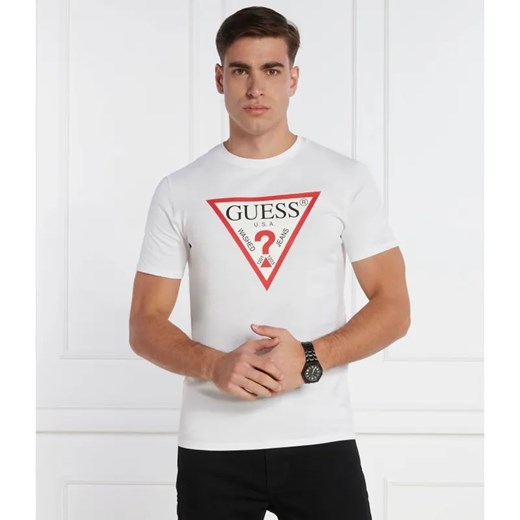 GUESS T-shirt | Slim Fit ze sklepu Gomez Fashion Store w kategorii T-shirty męskie - zdjęcie 184998718