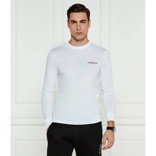 Guess Jeans Longsleeve AMERICAN | Slim Fit ze sklepu Gomez Fashion Store w kategorii T-shirty męskie - zdjęcie 184998795