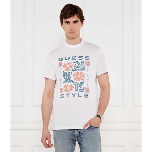 GUESS T-shirt | Regular Fit ze sklepu Gomez Fashion Store w kategorii T-shirty męskie - zdjęcie 184998837