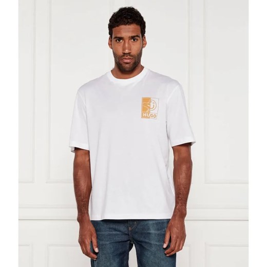 Hugo Blue T-shirt Nedix | Regular Fit ze sklepu Gomez Fashion Store w kategorii T-shirty męskie - zdjęcie 184998857