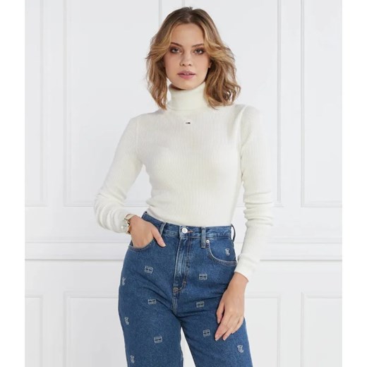 Tommy Jeans Golf TJW ESSENTIAL TURTLENECK | Regular Fit ze sklepu Gomez Fashion Store w kategorii Swetry damskie - zdjęcie 184998946