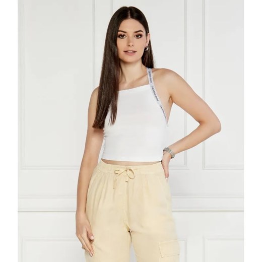 Calvin Klein Jeans Top | Slim Fit ze sklepu Gomez Fashion Store w kategorii Bluzki damskie - zdjęcie 184998956