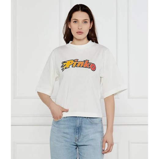 Pinko T-shirt NIAMEY | Relaxed fit ze sklepu Gomez Fashion Store w kategorii Bluzki damskie - zdjęcie 184999136