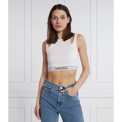 Tommy Jeans Top LOGO WB | Slim Fit ze sklepu Gomez Fashion Store w kategorii Bluzki damskie - zdjęcie 184999166