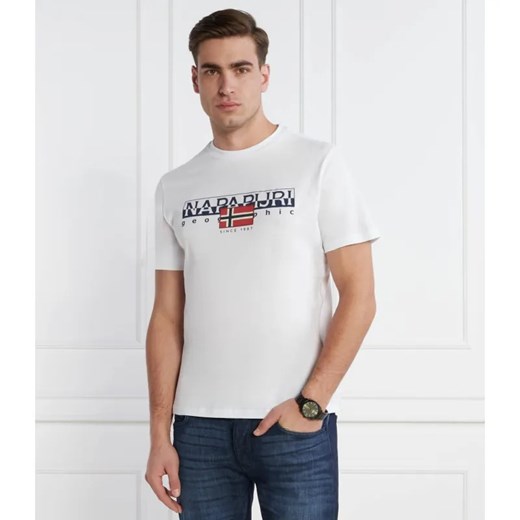 Napapijri T-shirt | Regular Fit ze sklepu Gomez Fashion Store w kategorii T-shirty męskie - zdjęcie 184999189