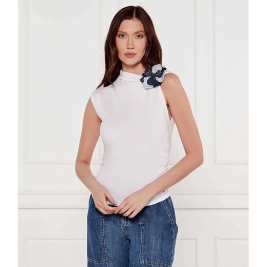GUESS Bluzka ARIANE 3D | Slim Fit ze sklepu Gomez Fashion Store w kategorii Bluzki damskie - zdjęcie 184999206