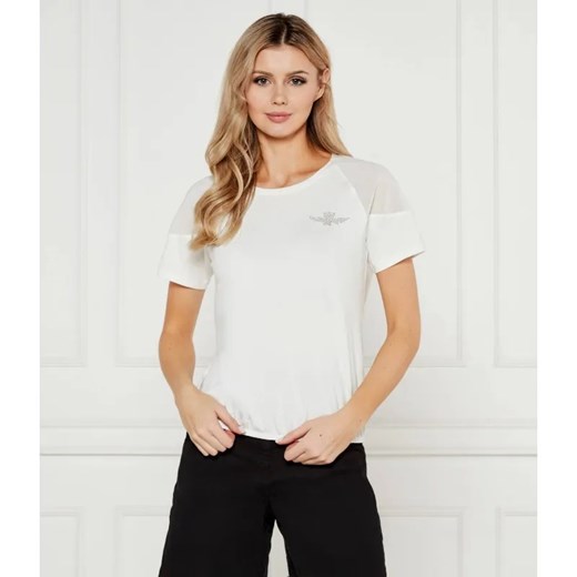 Aeronautica Militare Bluzka | Regular Fit ze sklepu Gomez Fashion Store w kategorii Bluzki damskie - zdjęcie 184999226