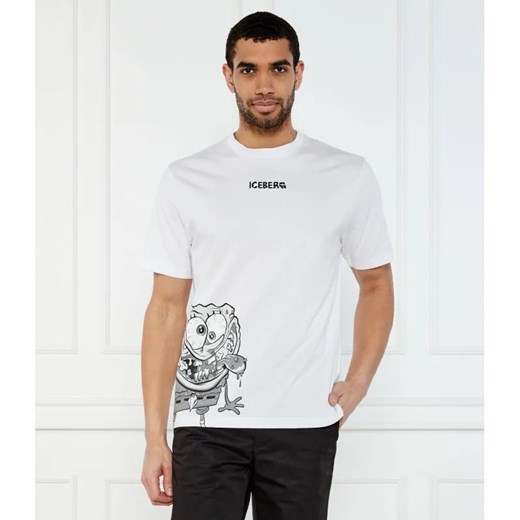 Iceberg T-shirt Iceberg x Spongebob | Regular Fit ze sklepu Gomez Fashion Store w kategorii T-shirty męskie - zdjęcie 184999285