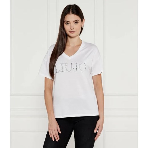 Liu Jo T-shirt | Regular Fit ze sklepu Gomez Fashion Store w kategorii Bluzki damskie - zdjęcie 184999406