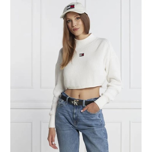 Tommy Jeans Sweter | Cropped Fit ze sklepu Gomez Fashion Store w kategorii Swetry damskie - zdjęcie 184999426