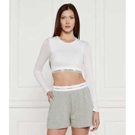 Calvin Klein Underwear Bluzka | Cropped Fit ze sklepu Gomez Fashion Store w kategorii Piżamy damskie - zdjęcie 184999609