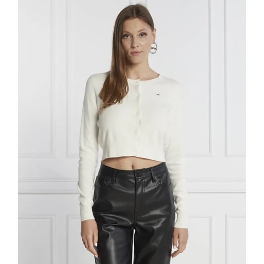 Tommy Jeans Kardigan | Cropped Fit ze sklepu Gomez Fashion Store w kategorii Swetry damskie - zdjęcie 184999667