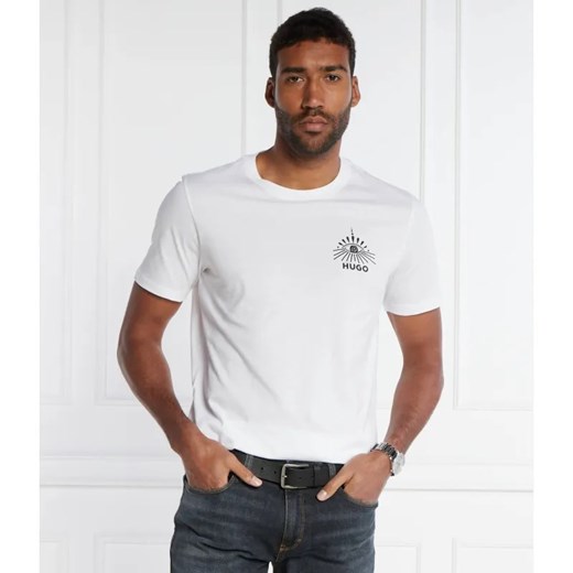 HUGO T-shirt Dedico | Regular Fit ze sklepu Gomez Fashion Store w kategorii T-shirty męskie - zdjęcie 184999678