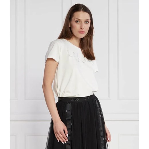 Liu Jo Sport T-shirt | Regular Fit ze sklepu Gomez Fashion Store w kategorii Bluzki damskie - zdjęcie 184999679