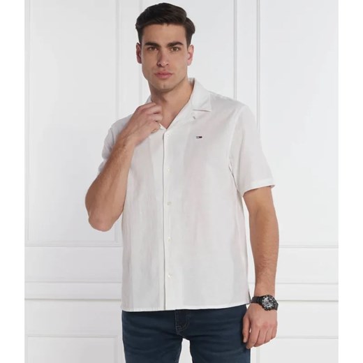 Tommy Jeans Koszula | Regular Fit | z dodatkiem lnu ze sklepu Gomez Fashion Store w kategorii Koszule męskie - zdjęcie 184999687