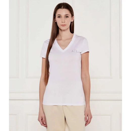 Armani Exchange T-shirt | Slim Fit ze sklepu Gomez Fashion Store w kategorii Bluzki damskie - zdjęcie 184999709