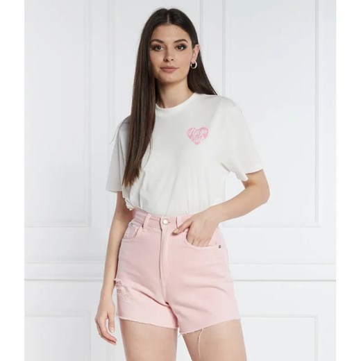 HUGO T-shirt Vintage | Regular Fit ze sklepu Gomez Fashion Store w kategorii Bluzki damskie - zdjęcie 184999798