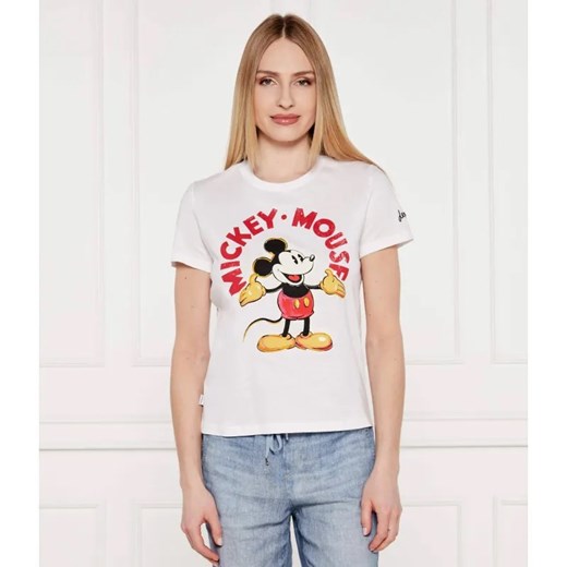 Desigual T-shirt MICKEY MOUSE | Desigual x Disney | Regular Fit ze sklepu Gomez Fashion Store w kategorii Bluzki damskie - zdjęcie 184999799