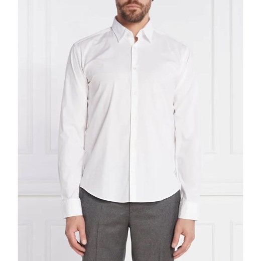 HUGO Koszula Ermo | Slim Fit | stretch ze sklepu Gomez Fashion Store w kategorii Koszule męskie - zdjęcie 184999817