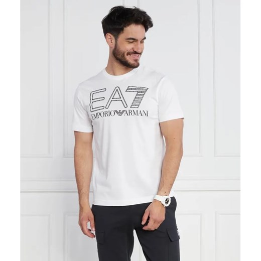 EA7 T-shirt | Regular Fit ze sklepu Gomez Fashion Store w kategorii T-shirty męskie - zdjęcie 184999945