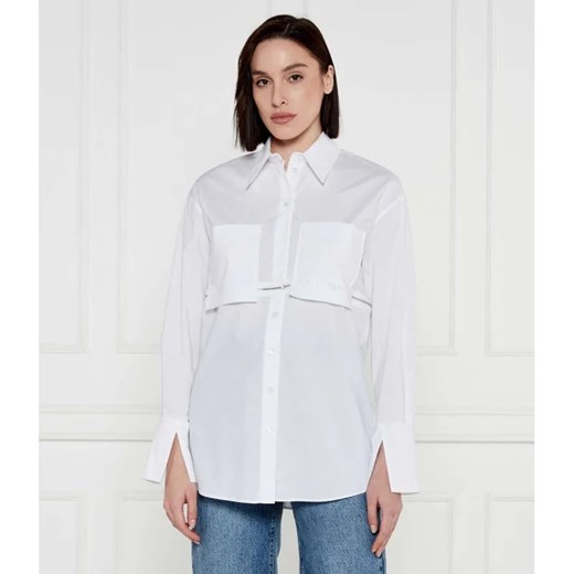 Patrizia Pepe Koszula | Cropped Fit ze sklepu Gomez Fashion Store w kategorii Koszule damskie - zdjęcie 184999958