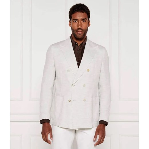 Windsor Marynarka 13 Salino | Shaped fit | z dodatkiem lnu ze sklepu Gomez Fashion Store w kategorii Marynarki męskie - zdjęcie 185000018