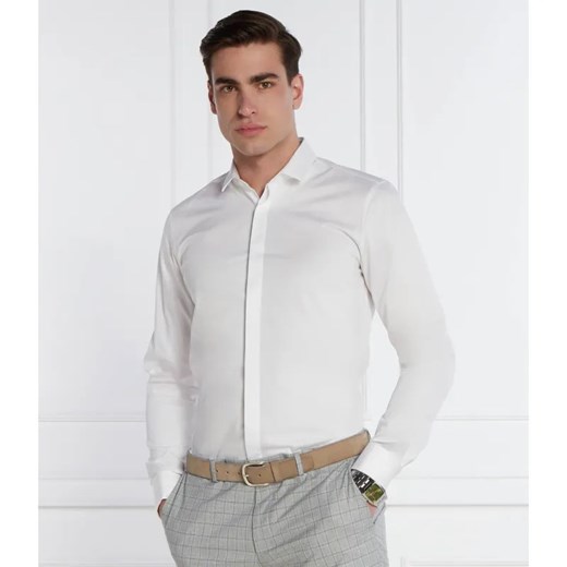 HUGO Koszula Ejinar | Extra slim fit | stretch ze sklepu Gomez Fashion Store w kategorii Koszule męskie - zdjęcie 185000106
