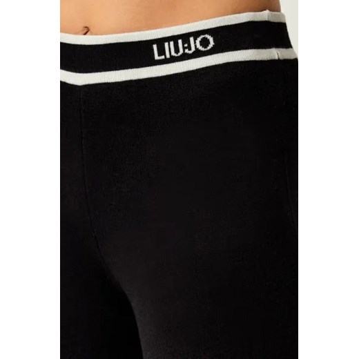 Liu Jo Sport Spodnie dzianinowe | Relaxed fit | z dodatkiem jedwabiu M Gomez Fashion Store