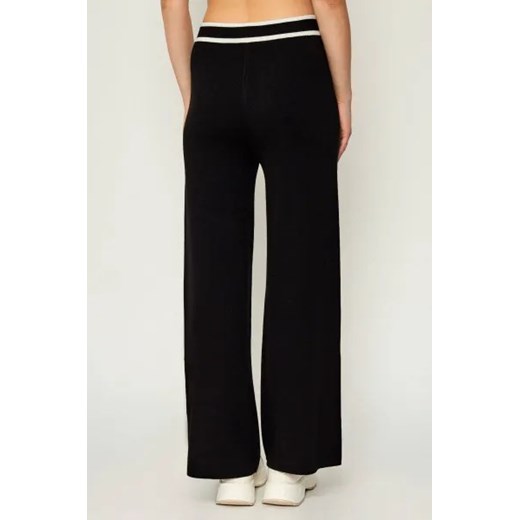 Liu Jo Sport Spodnie dzianinowe | Relaxed fit | z dodatkiem jedwabiu M Gomez Fashion Store