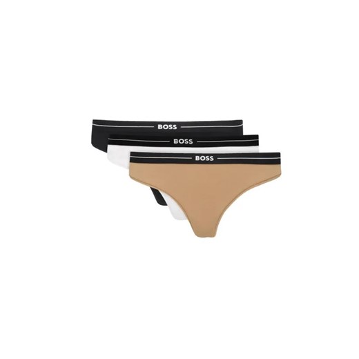 BOSS BLACK Stringi 3-pack 3P THONG ze sklepu Gomez Fashion Store w kategorii Majtki damskie - zdjęcie 185000766