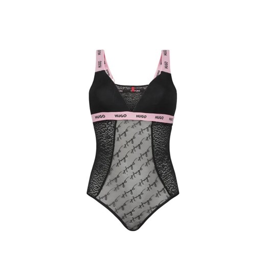 Hugo Bodywear Koronkowe body | Slim Fit ze sklepu Gomez Fashion Store w kategorii Body damskie - zdjęcie 185000798