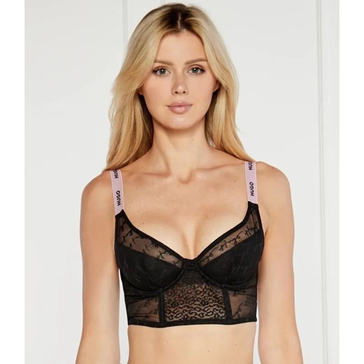 Hugo Bodywear Biustonosz CROP TOP SPORTY LACE ze sklepu Gomez Fashion Store w kategorii Biustonosze - zdjęcie 185000808