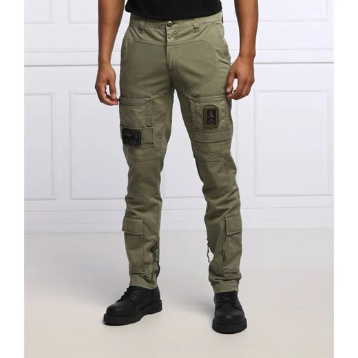 Aeronautica Militare Spodnie cargo ANTI-G | Regular Fit ze sklepu Gomez Fashion Store w kategorii Spodnie męskie - zdjęcie 185001235