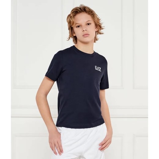 EA7 T-shirt | Regular Fit ze sklepu Gomez Fashion Store w kategorii T-shirty chłopięce - zdjęcie 185001308